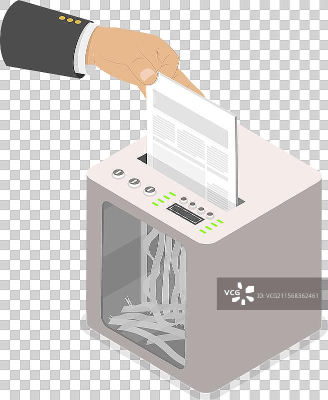 纸张的三维等距平面图图片素材