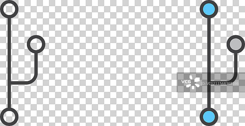 代码分支图标集合并数据请求符号图片素材