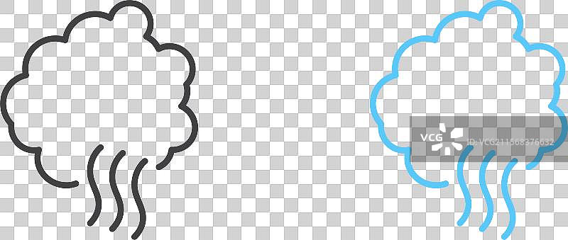 烟雾图标集 香味 气味 符号 火 热 蒸汽图片素材