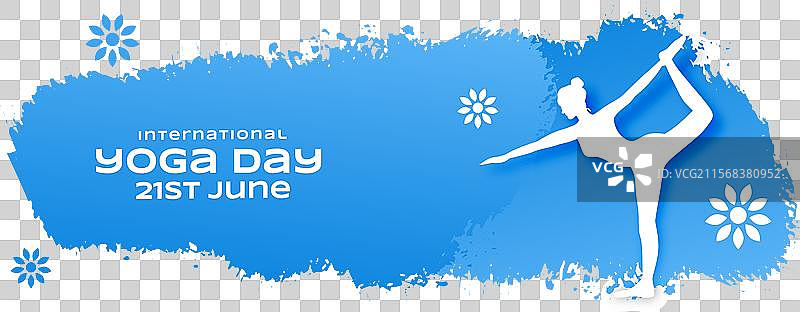 国际瑜伽日海报上的女性以嘻哈风格展示图片素材