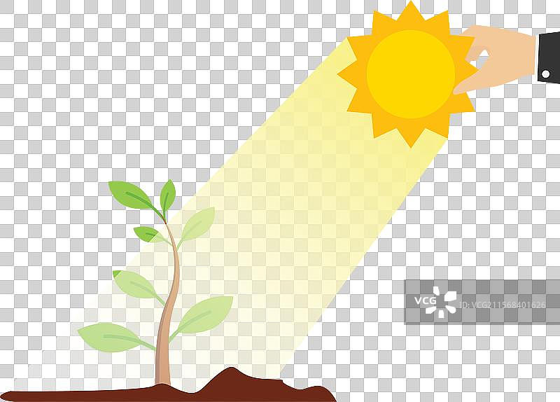 手握太阳以照亮自己图片素材