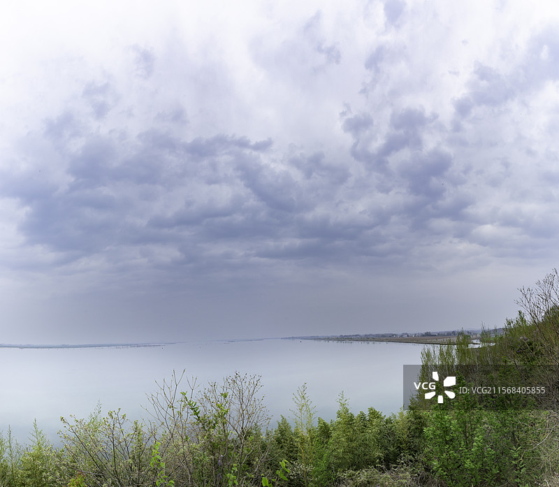 宜城汉江全景图片素材
