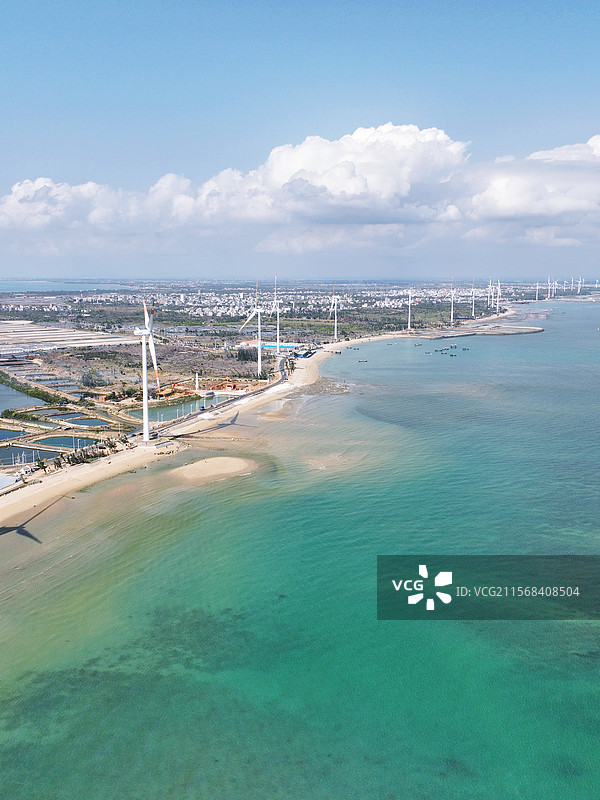 徐闻县南极村的风车图片素材