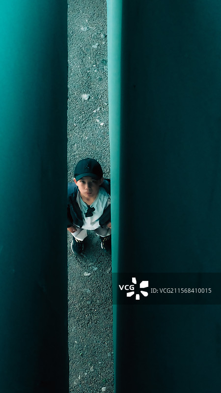 墨绿楼梯间遇到你（北京西店记忆）图片素材