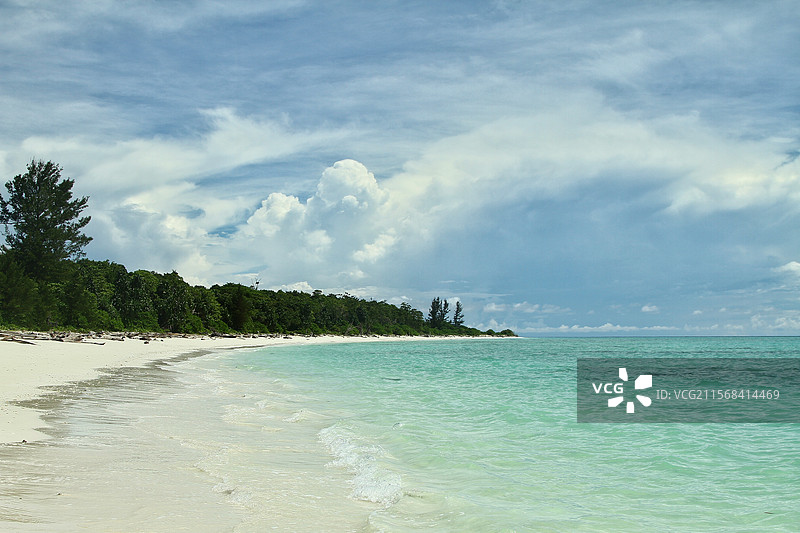 沙巴的海滩与港口图片素材