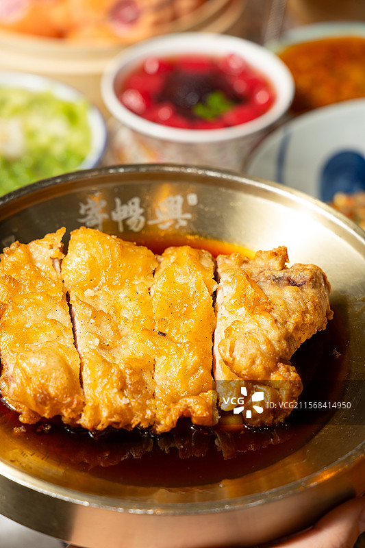 排骨年糕炸猪排猪排年糕糯叽叽糯米上海特产上海美食图片素材