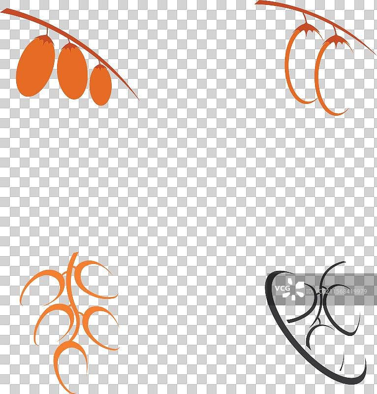 枣子水果标志设计图片素材