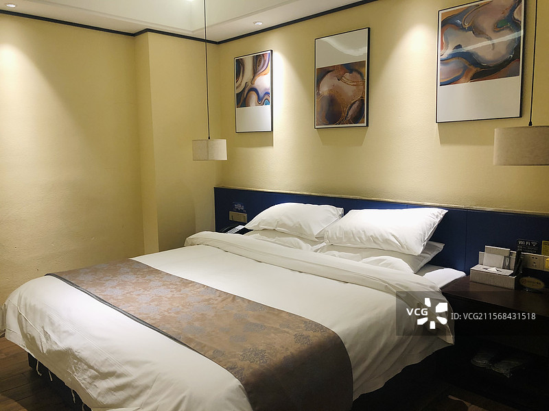 酒店大床房图片素材