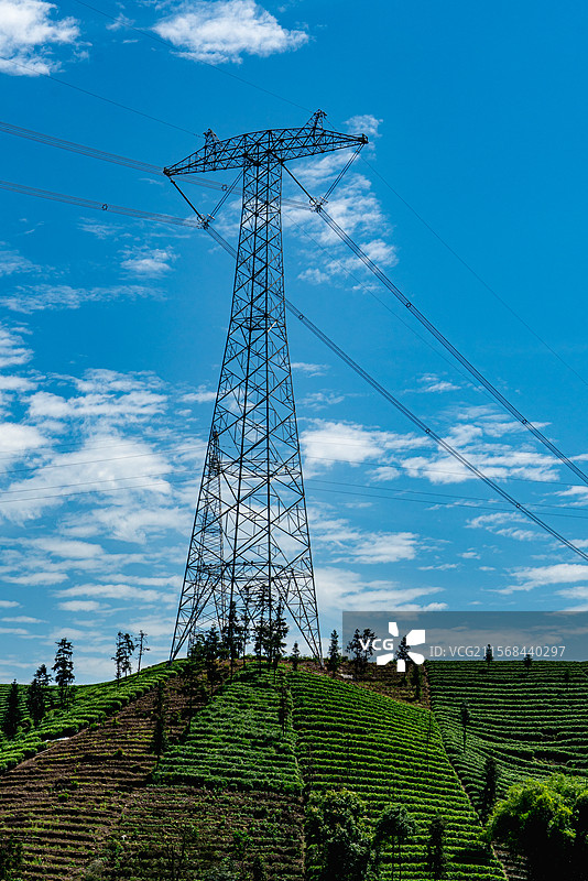 高压输电塔图片素材