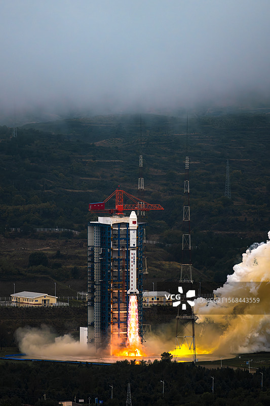 中国航天火箭发射图片素材