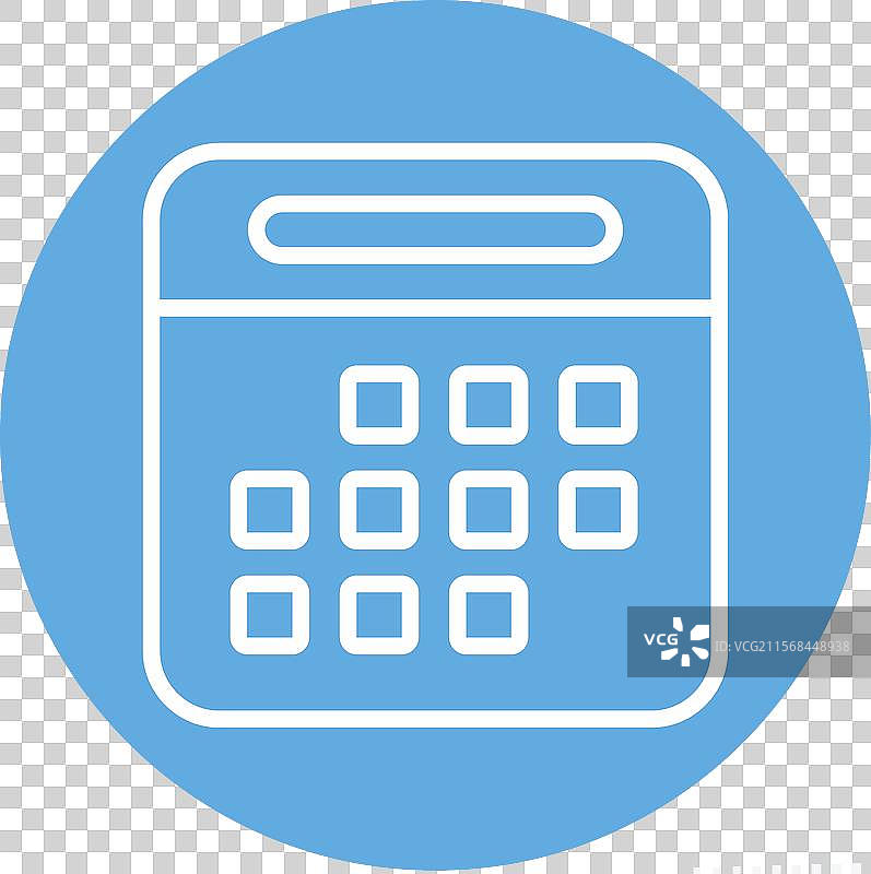 与橄榄球相关的蓝色眼睛图标日历图片素材