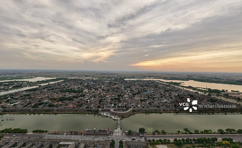 广府古城、永年广府城，位于河北省邯郸市永年区广府镇，始建于唐代，现存永年城为明代遗存，是历史文化古城图片素材