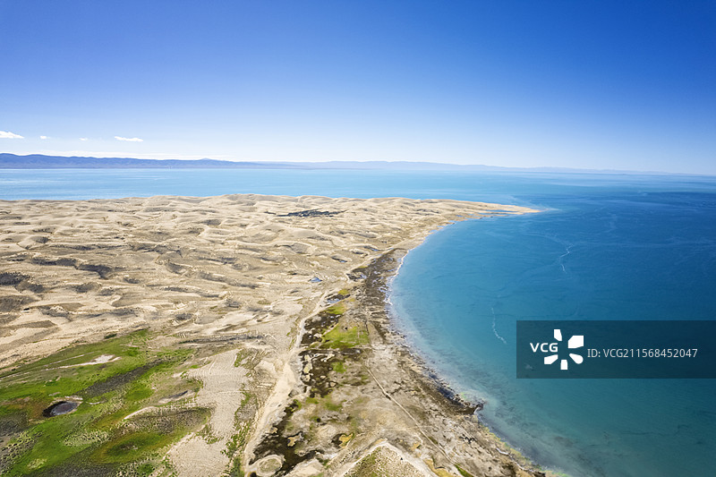 中国青海湖金沙湾图片素材