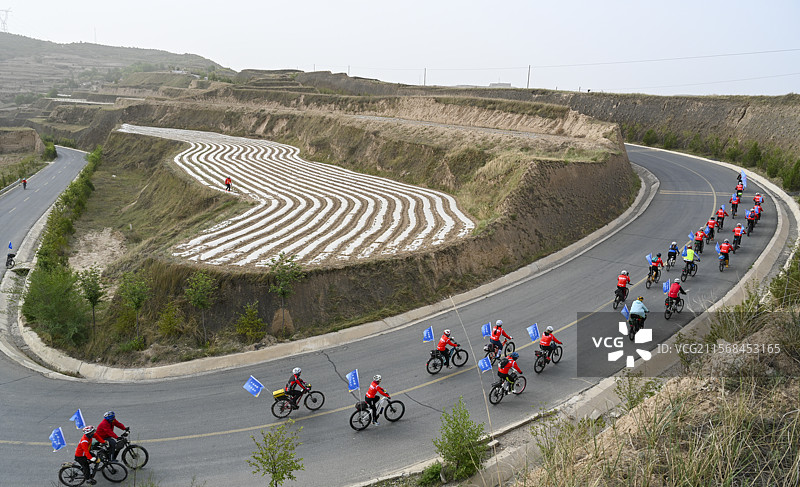 定西市安定区 “体彩杯” 第六届乡村之旅骑行活动在安定区青岚田园综合体旅游景区盛大举行图片素材