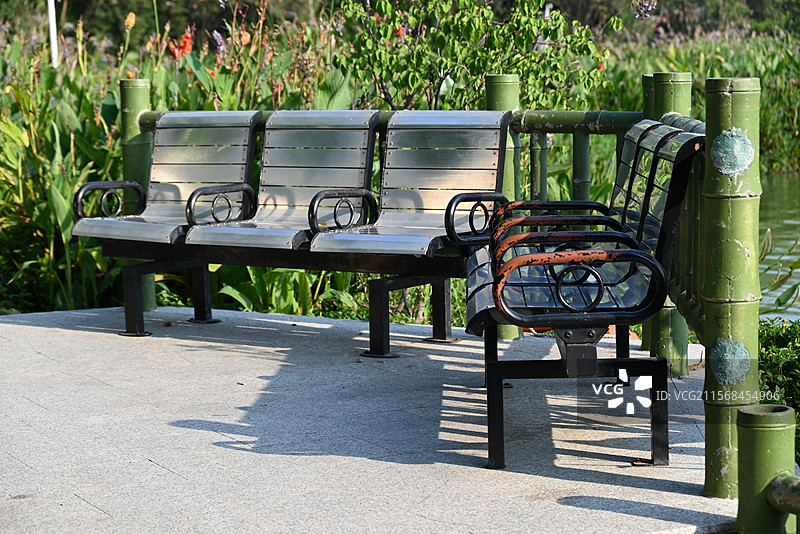 公园的座椅图片素材