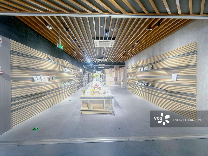 温岭书城内的线条装饰图片素材