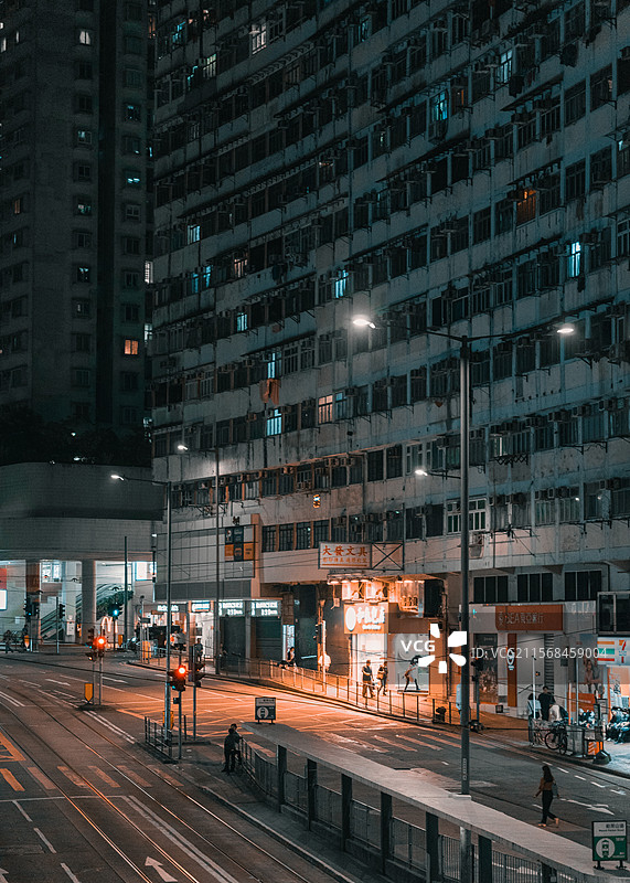 香港怪兽大厦图片素材