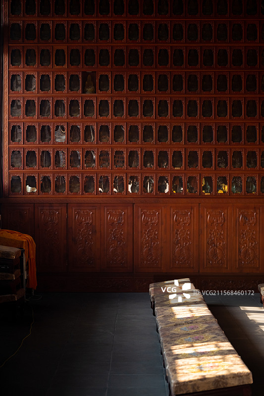 山东省宁阳县开元寺禅室图片素材