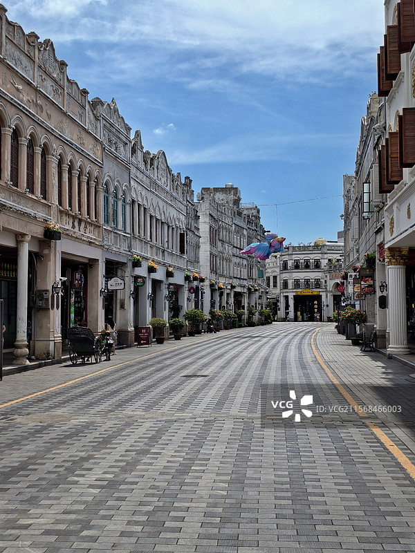 骑楼老街图片素材