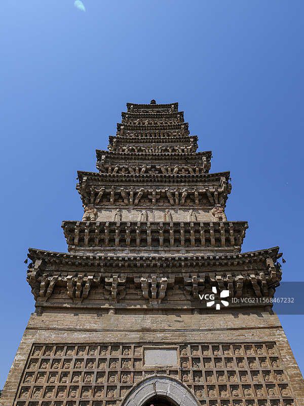 河北省邢台市临城县普利寺塔图片素材