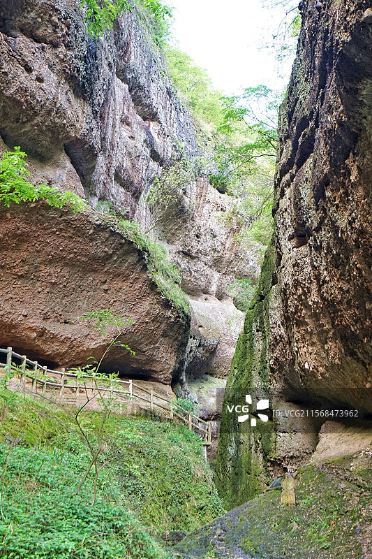 六安皖西大裂谷图片素材