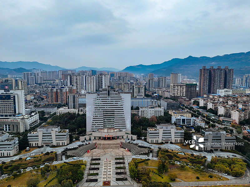达州市 通川区 廖家湾 凤凰山 朝阳东路 城市图片素材