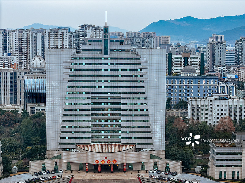 达州市 通川区 廖家湾 凤凰山 朝阳东路 城市图片素材