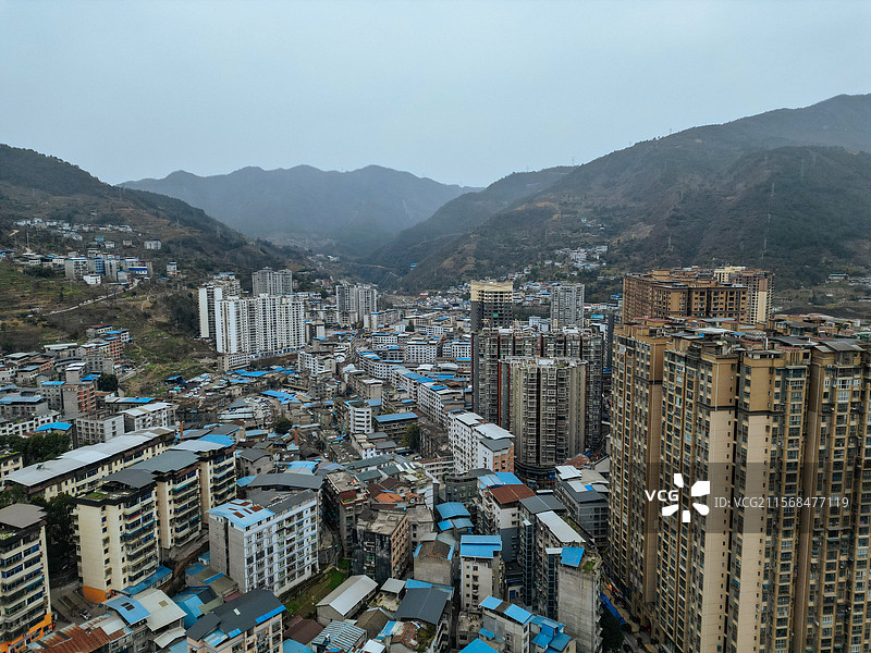 万源市 万兴路 银川大道 唐家坡 后江 城市图片素材