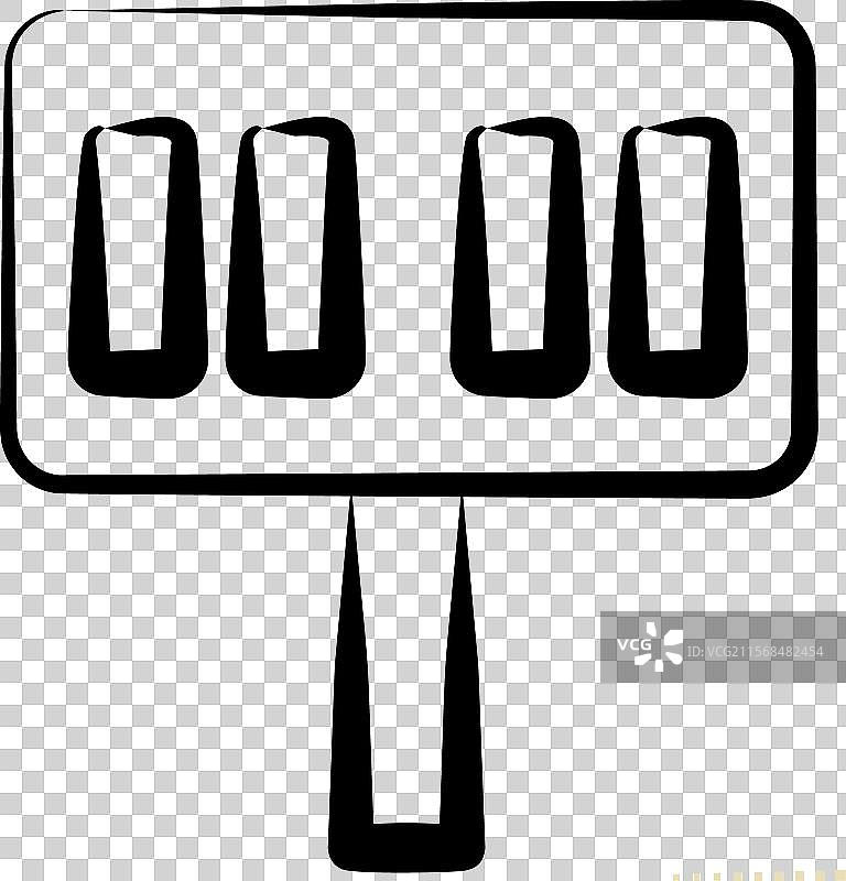 与橄榄球相关的图标记分板手势图片素材