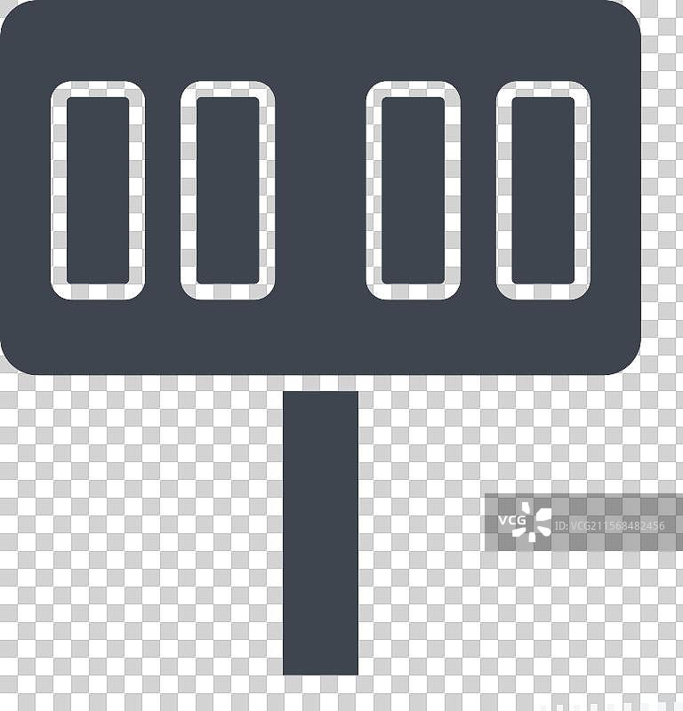 与橄榄球相关的图标记分板符号图形图片素材