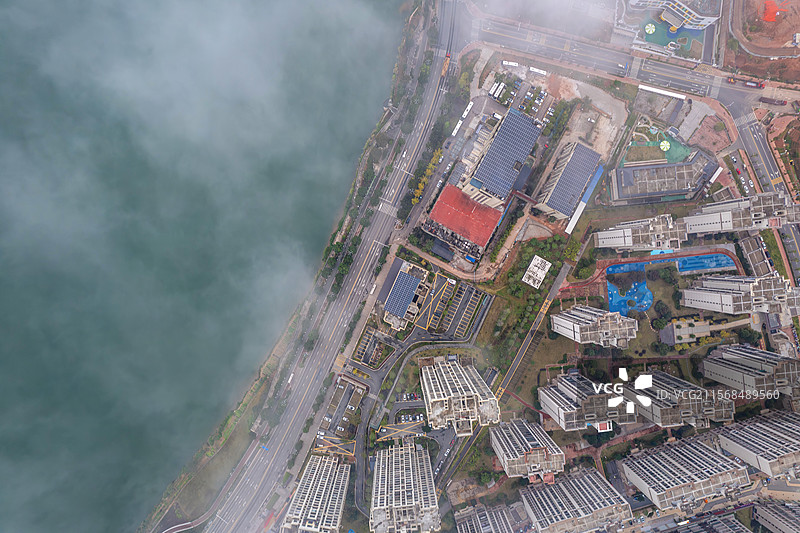 福建省南平市顺昌县的城市风光图片素材