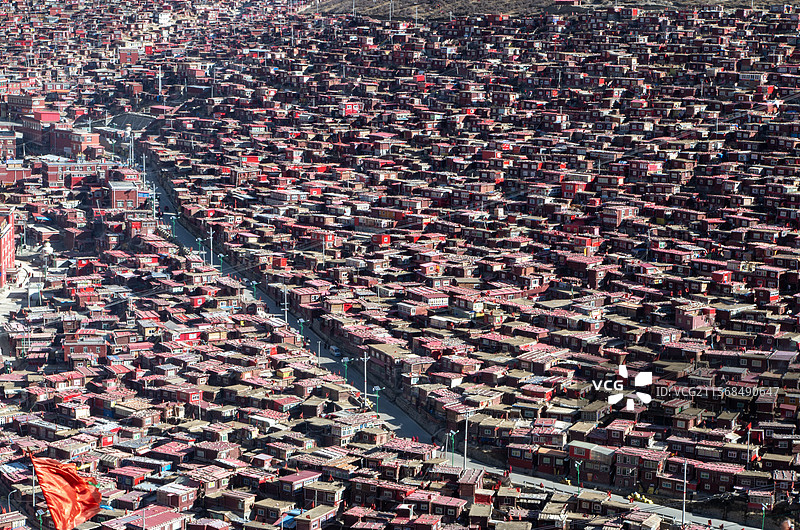 色达 红房子图片素材