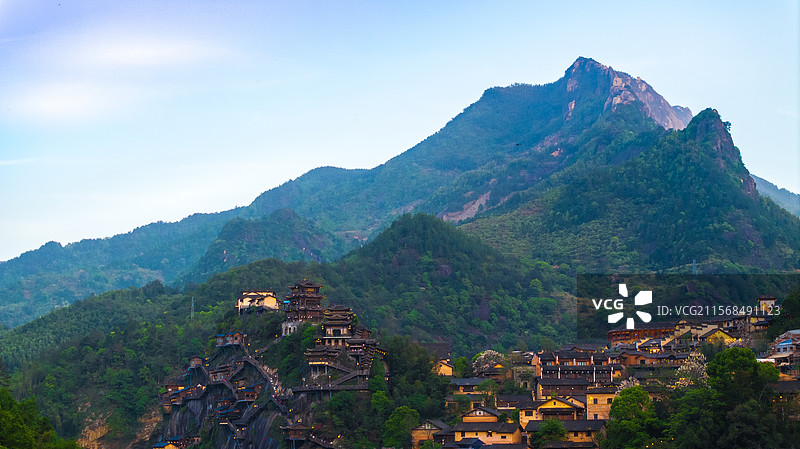 江西上饶市广信区望仙乡望仙谷4A级旅游景区风景图片素材