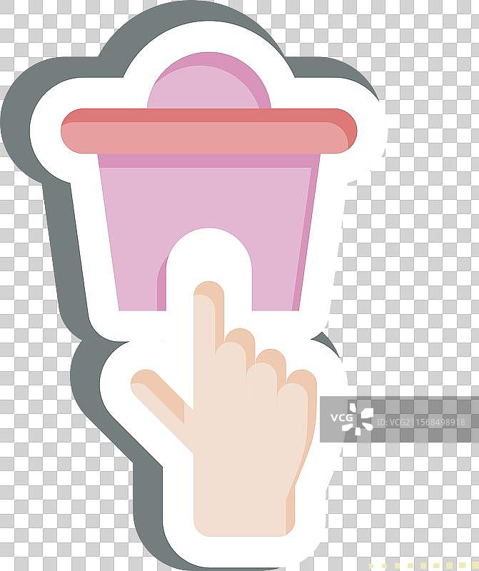 与删除符号相关的简单删除贴纸2图片素材