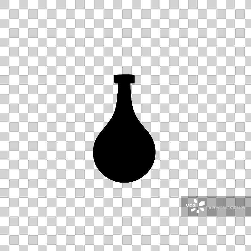 黑白瓶子图片素材