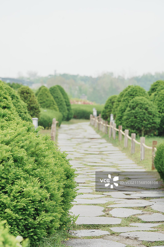 梨花女子大学僻静小径图片素材