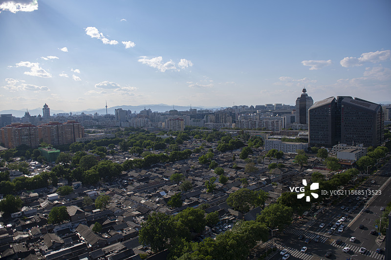 北京：宣武门大街全景图片素材