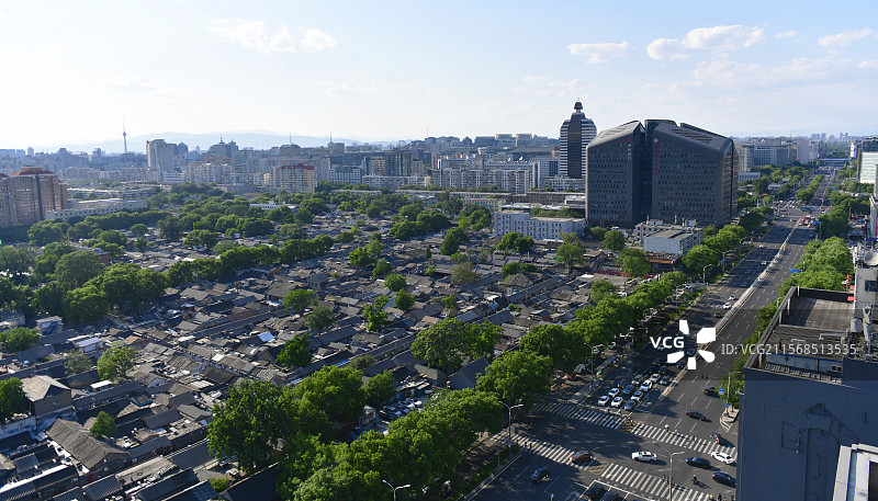 北京：宣武门大街全景图片素材