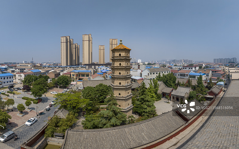 河南省新乡市延津县大觉寺万寿塔图片素材