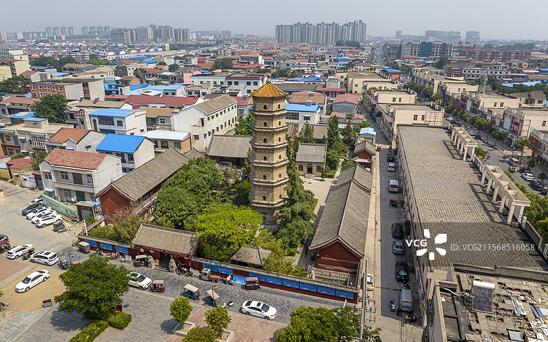 河南省新乡市延津县大觉寺万寿塔图片素材