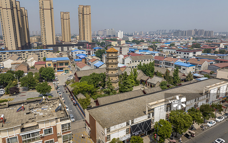 河南省新乡市延津县大觉寺万寿塔图片素材