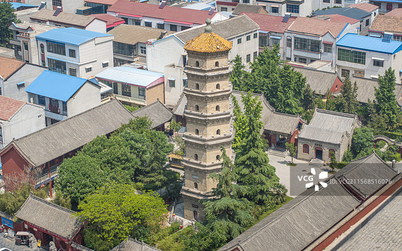 河南省新乡市延津县大觉寺万寿塔图片素材