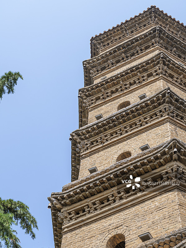 河南省新乡市延津县大觉寺万寿塔图片素材