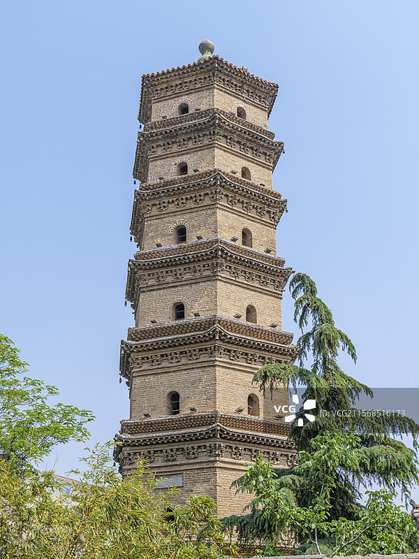 河南省新乡市延津县大觉寺万寿塔图片素材