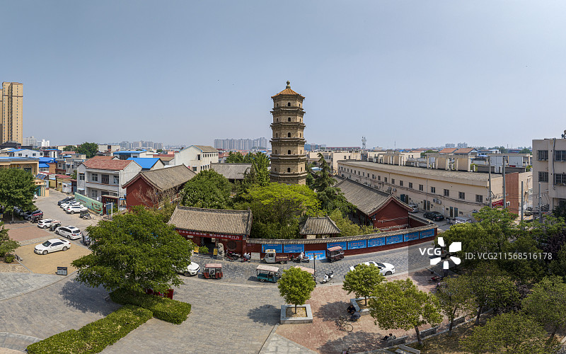 河南省新乡市延津县大觉寺万寿塔图片素材