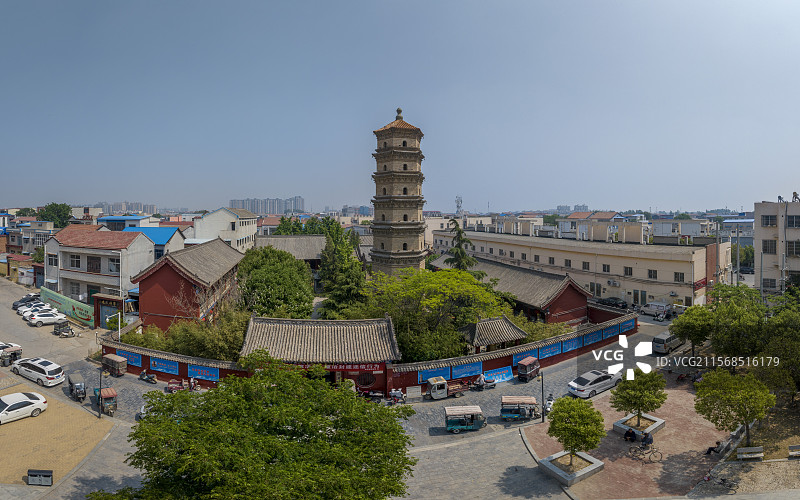 河南省新乡市延津县大觉寺万寿塔图片素材