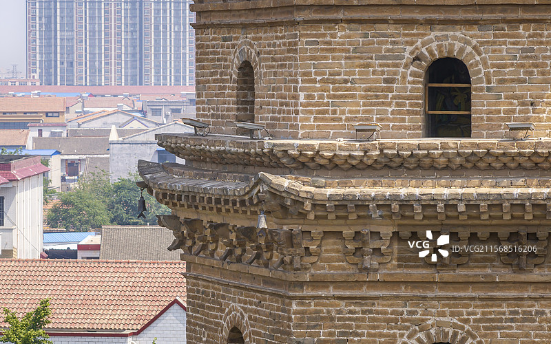 河南省新乡市延津县大觉寺万寿塔图片素材
