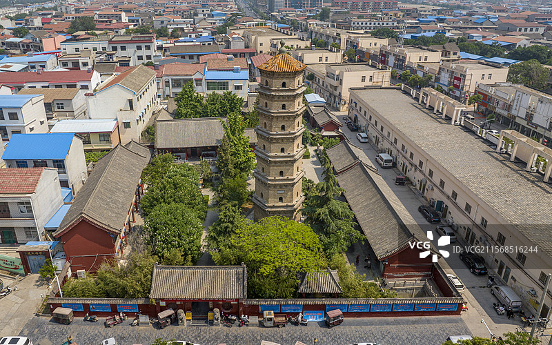 河南省新乡市延津县大觉寺万寿塔图片素材