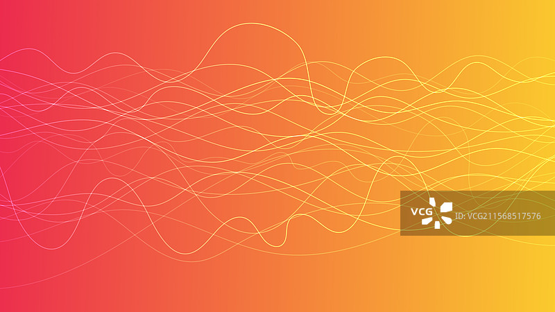 抽象渐变背景与波浪光束图片素材