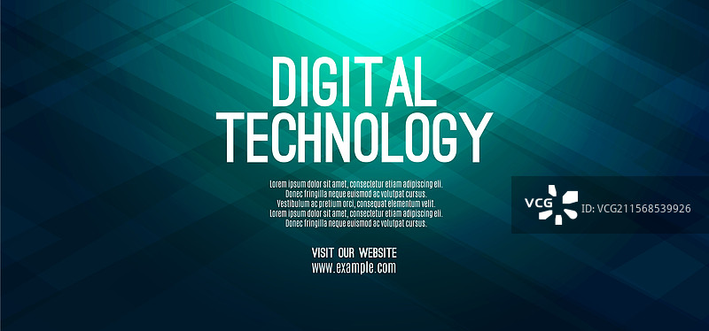 数字技术速度连接蓝绿色科技图片素材